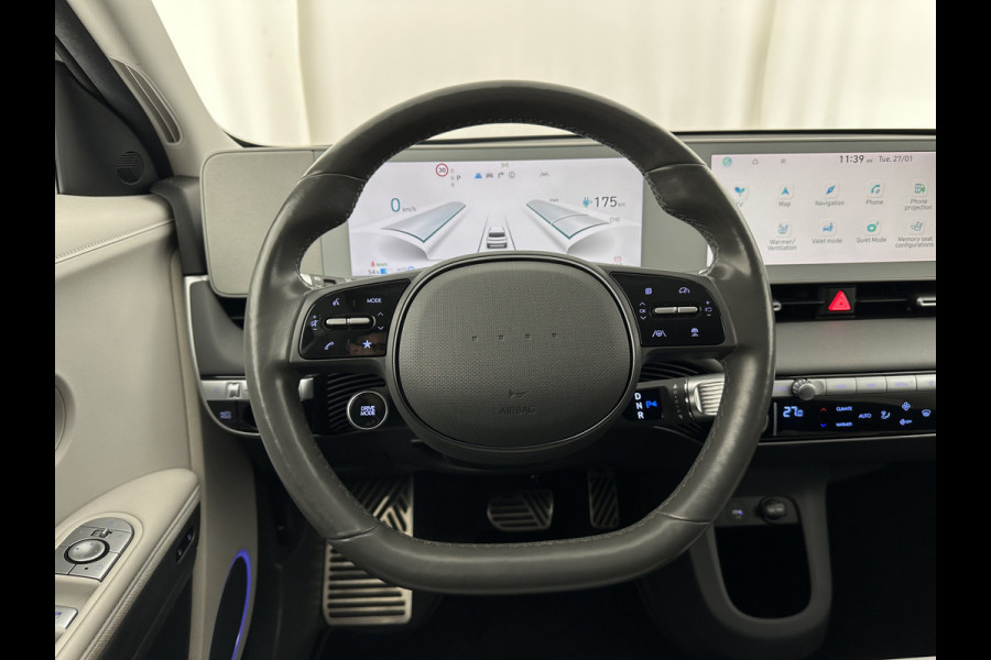 Hyundai IONIQ 5 Lounge 73kWh [ 3-Fase ] {SOH-97%} (INCL-BTW) Aut *HEATPUMP | LEATHER | PREMIUM-AUDIO | FULL-LED | ADAPTIVE-CRUISE | BLINDSPOT | DIGI-COCKPIT | AMBIENTLIGHT | DAB | SHIFT-PADDLES | HEAD-UP | NAVI-FULLMAP | KEYLESS | ...