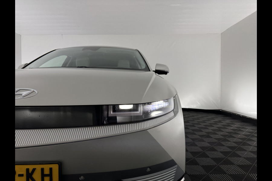 Hyundai IONIQ 5 Lounge 73kWh [ 3-Fase ] {SOH-97%} (INCL-BTW) Aut *HEATPUMP | LEATHER | PREMIUM-AUDIO | FULL-LED | ADAPTIVE-CRUISE | BLINDSPOT | DIGI-COCKPIT | AMBIENTLIGHT | DAB | SHIFT-PADDLES | HEAD-UP | NAVI-FULLMAP | KEYLESS | ...