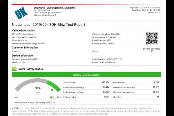Nissan Leaf N-Connecta 40 kWh|90%SOH|270 WLTP|360-CAMERA|APPLE CARPLAY|STUUR+STOELVERW VOOR+ACHTER|ACC|NAVIGATIE|NL-AUTO|NAP|MARGE
