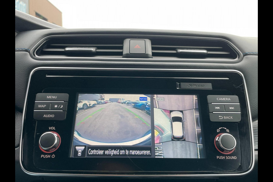 Nissan Leaf N-Connecta 40 kWh|90%SOH|270 WLTP|360-CAMERA|APPLE CARPLAY|STUUR+STOELVERW VOOR+ACHTER|ACC|NAVIGATIE|NL-AUTO|NAP|MARGE