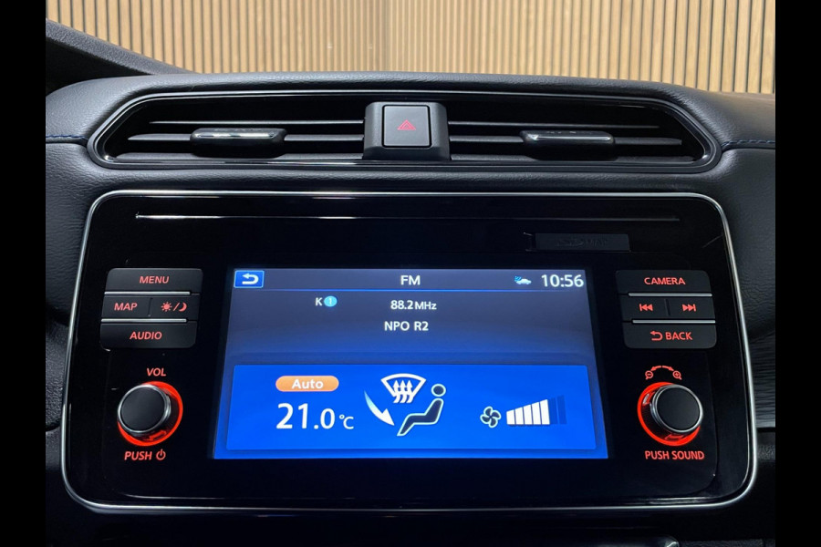 Nissan Leaf N-Connecta 40 kWh|90%SOH|270 WLTP|360-CAMERA|APPLE CARPLAY|STUUR+STOELVERW VOOR+ACHTER|ACC|NAVIGATIE|NL-AUTO|NAP|MARGE