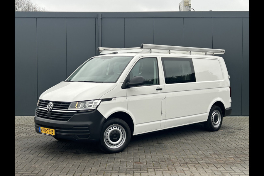 Volkswagen Transporter 2.0 TDI 111 PK / L2H1 / DUBBE CABINE / 1e EIG. / IMPERIAAL / TREKHAAK / AIRCO / CRUISE