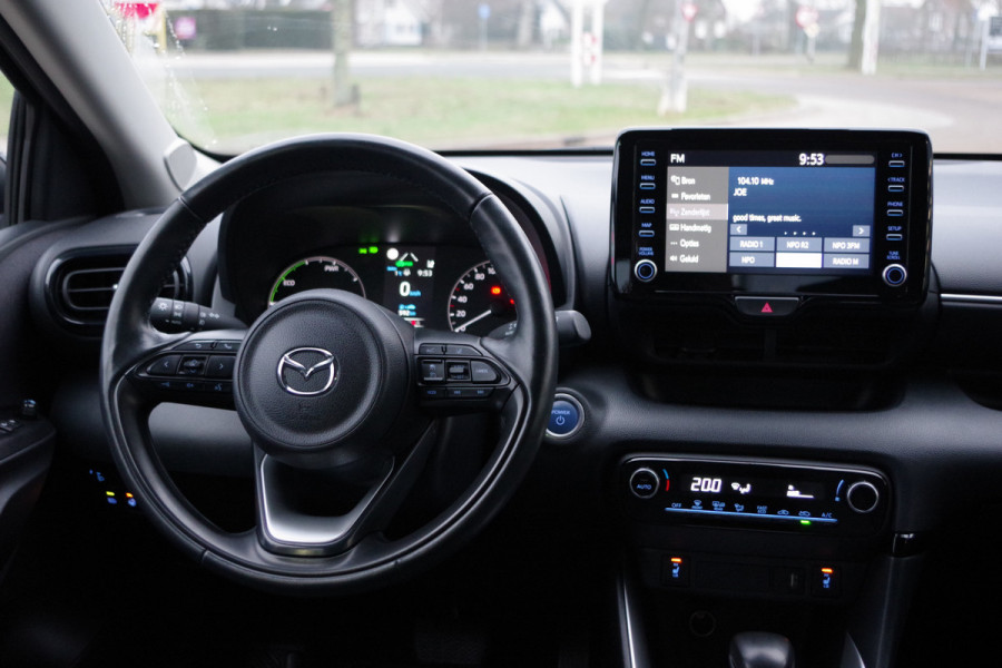 Mazda 2 Hybrid 1.5 Agile Automaat, Adap. Cruise Control, Stoel- & Stuurverwarming, Camera