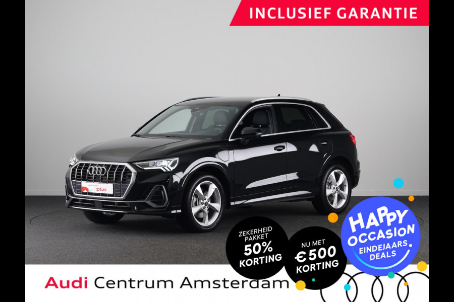 Audi Q3 45 TFSI e S edition 245pk | Navigatie | Stoelverwarming | 19 inch lichtmetalen velgen | 3 spaak afgevlakt stuurwiel