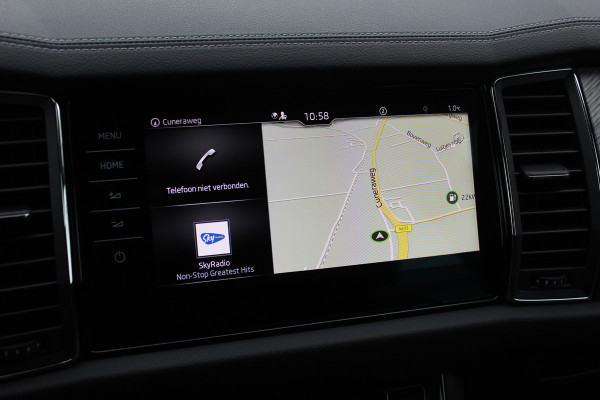 Škoda Kodiaq 1.5 TSI Business Edition Plus / Trekhaak / 360Camera / Leder / CarPlay / Keyless / 19'' / Matrix LED / Stoelventilatie / Stoelverwarming V+A / Stuurverwarming / Dodehoek / DAB / ACC