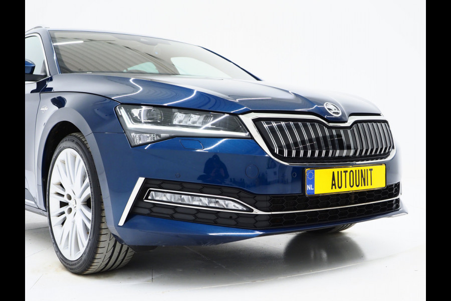 Škoda Superb Combi 1.4 TSI iV Laurin & Klement | Canton | Leder | Trekhaak | Memory | Virtual | Adaptive Cruise | Keyless | Carplay