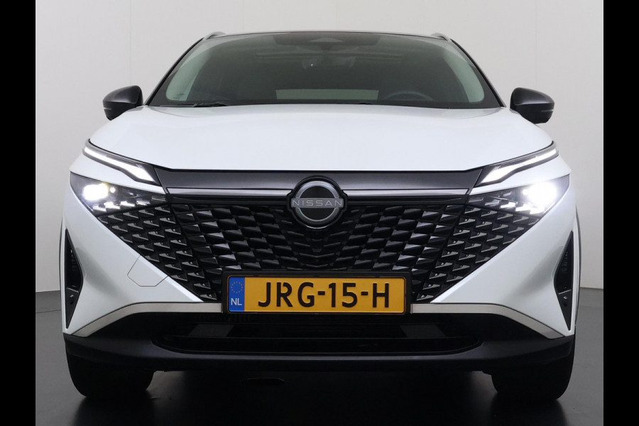 Nissan QASHQAI 1.3 MHEV Xtronic N-Connecta | FABRIEKSGARANTIE| PANO| VOORRUITVERWARMING| STOEL + STUUR VERWARMING| 360 CAMERA| DODE HOEK| HEAD-UP| ELEK. ACHTERKLEP
