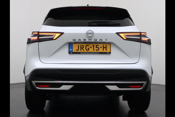 Nissan QASHQAI 1.3 MHEV Xtronic N-Connecta | FABRIEKSGARANTIE| PANO| VOORRUITVERWARMING| STOEL + STUUR VERWARMING| 360 CAMERA| DODE HOEK| HEAD-UP| ELEK. ACHTERKLEP