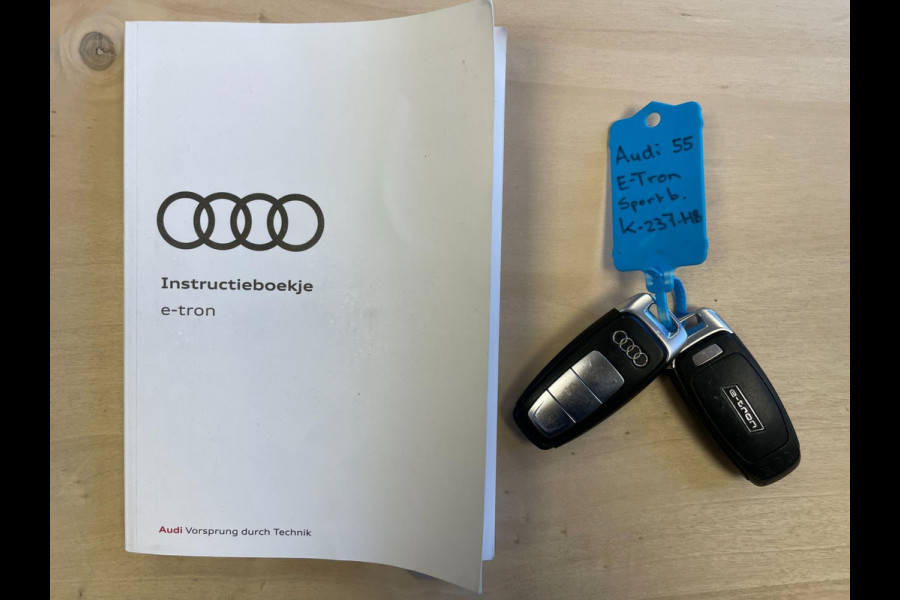 Audi e-tron Sportback 55 Quattro Business Plus 95 kWh|90%SOH|GROTE ACCU|PANO|LEDER|ACC|MEMORY|CAMERA|CARLAY/ANDROID|STOELVER|NAP|