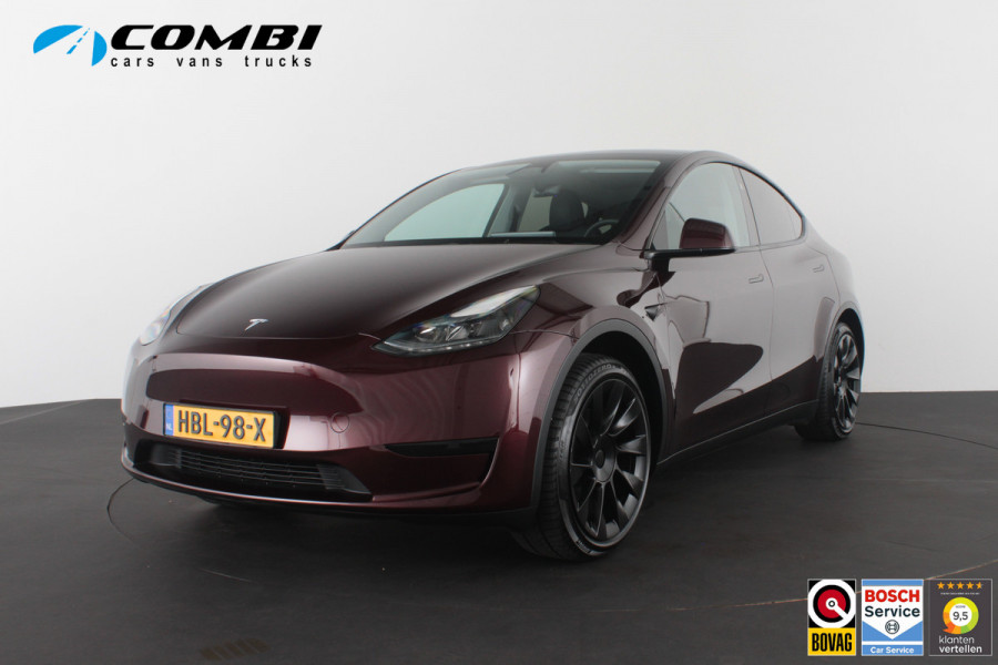 Tesla Model Y RWD 58 kWh Midnight Cherry Red/20inch/Trekhaak/Premium interieur