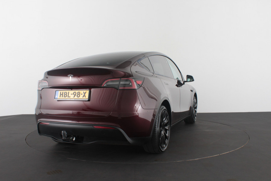 Tesla Model Y RWD 58 kWh Midnight Cherry Red/20inch/Trekhaak/Premium interieur