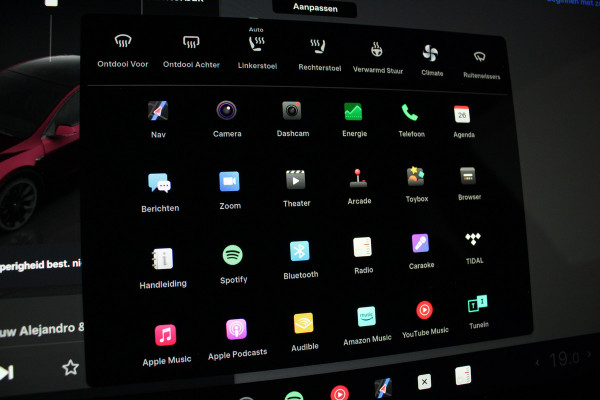 Tesla Model Y RWD 58 kWh Midnight Cherry Red/20inch/Trekhaak/Premium interieur