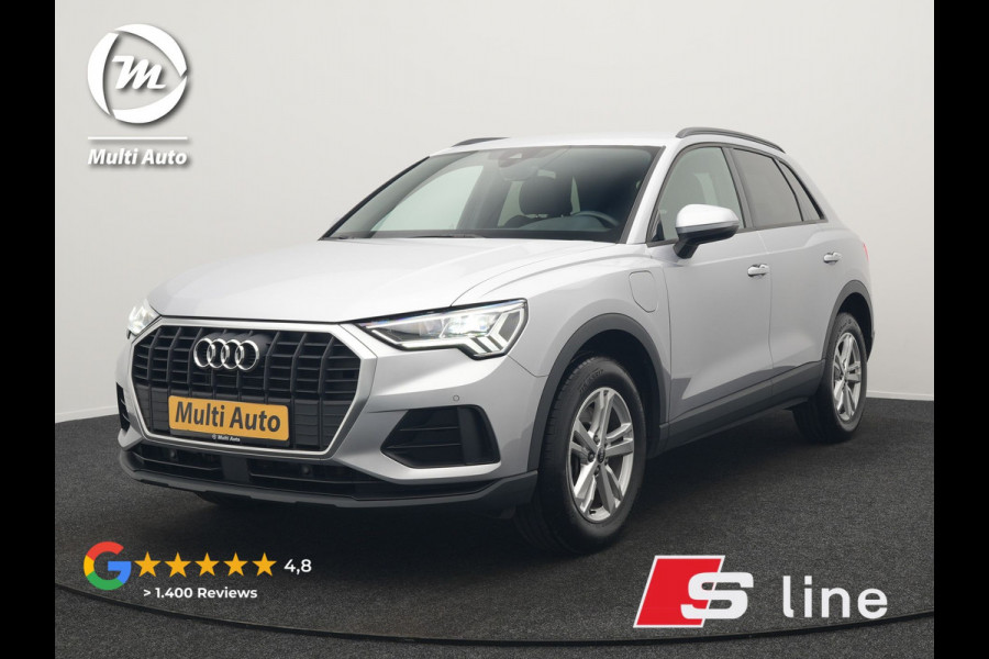 Audi Q3 45 TFSI e edition Plug In Hybrid 245pk Dealer O.H. PHEV | S Line Int. | Trekhaak Af Fabriek | Camera | Sfeerverlichting | Virtual Cockpit | Keyless | Blis | Navigatie | DAB |