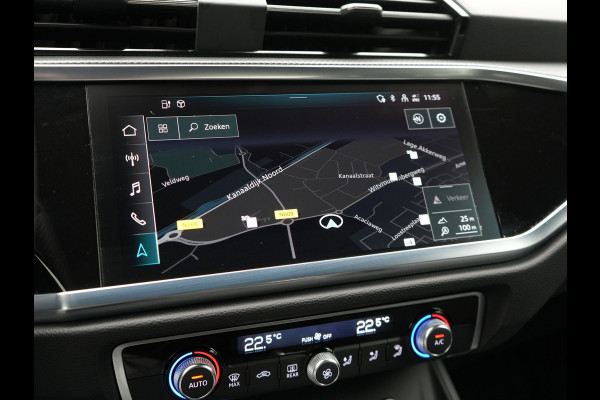 Audi Q3 45 TFSI e edition Plug In Hybrid 245pk Dealer O.H. PHEV | S Line Int. | Trekhaak Af Fabriek | Camera | Sfeerverlichting | Virtual Cockpit | Keyless | Blis | Navigatie | DAB |