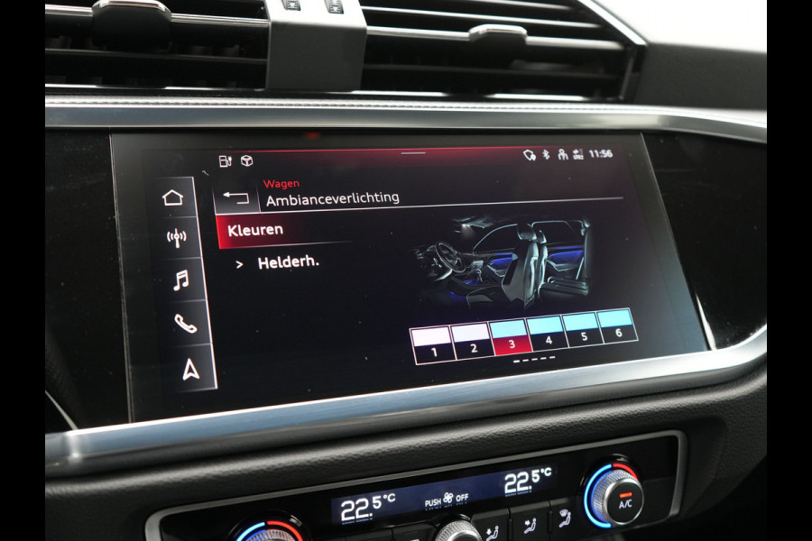 Audi Q3 45 TFSI e edition Plug In Hybrid 245pk Dealer O.H. PHEV | S Line Int. | Trekhaak Af Fabriek | Camera | Sfeerverlichting | Virtual Cockpit | Keyless | Blis | Navigatie | DAB |