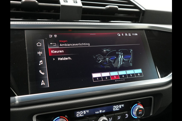 Audi Q3 45 TFSI e edition Plug In Hybrid 245pk Dealer O.H. PHEV | S Line Int. | Trekhaak Af Fabriek | Camera | Sfeerverlichting | Virtual Cockpit | Keyless | Blis | Navigatie | DAB |
