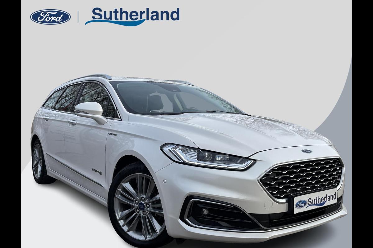 Ford Mondeo Wagon 2.0 IVCT HEV Vignale 187 pk | Panoramadak |  Adaptieve cruisecontrol |  Trekhaak | Winter Pack | Adaptive cruise control |  Achteruitrijcamera | Bestuurdersstoel Met Geheugen