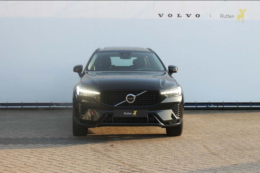 Volvo XC60 T6 Plug-in hybrid 350PK AWD Plus Dark Lederen bekleding / Cruise Control / Panoramisch schuif-kanteldak / Google infotainment incl navigatie / Elektrisch bedienbare voorstoelen met geheugen