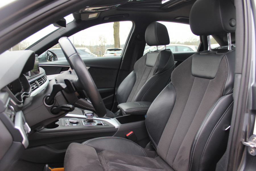 Audi A4 Limousine 1.4 TFSI Sport S line edition / Schuifdak / Leder&Alcantara / B&O / 18'' / Virtual Cockpit / Navigatie / Cruise Control