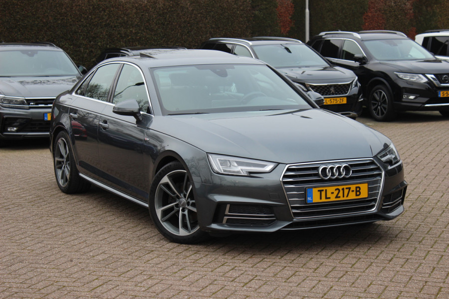Audi A4 Limousine 1.4 TFSI Sport S line edition / Schuifdak / Leder&Alcantara / B&O / 18'' / Virtual Cockpit / Navigatie / Cruise Control
