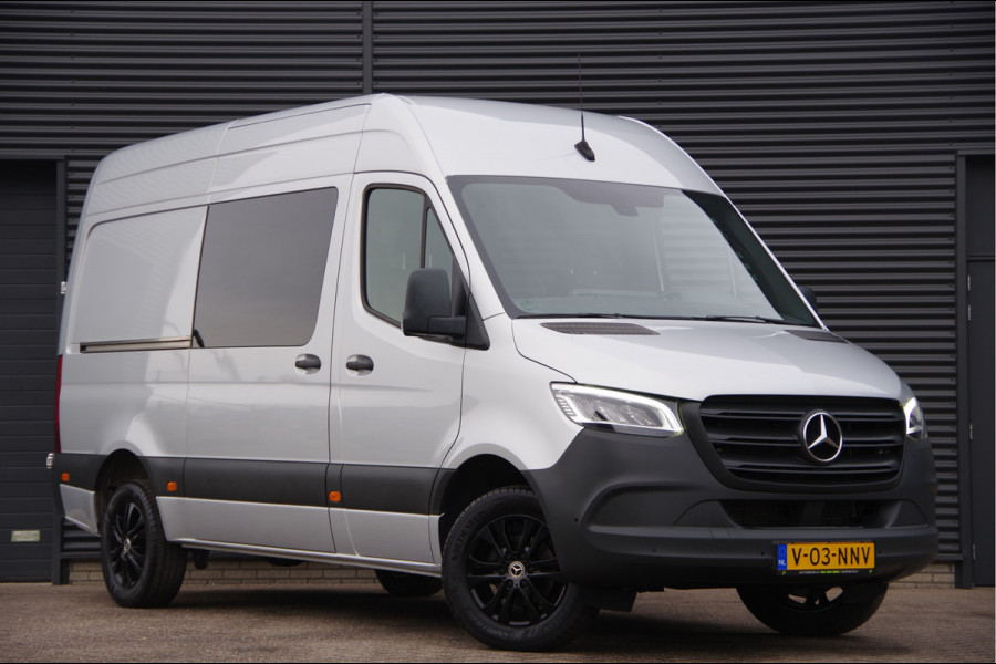 Mercedes-Benz Sprinter 319 3.0 CDI V6 L2H2 AUT. DC-5P, LED, STANDKACHEL, MBUX, CAMERA, NAVI, CRUISE, CLIMA, DUBBELE CABINE, DUBBEL CABINE