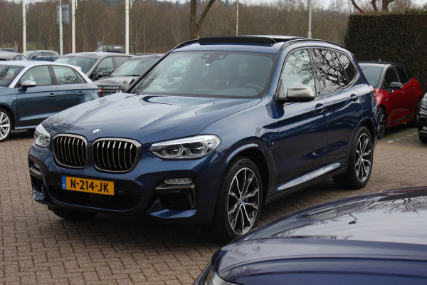 BMW X3 M40i xDrive High Exe. M Sport. / Trekhaak / Panoramadak / Camera / Leder / 20'' / Navigatie / Stoelverwarming / ACC