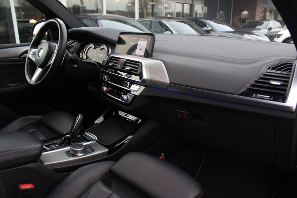 BMW X3 M40i xDrive High Exe. M Sport. / Trekhaak / Panoramadak / Camera / Leder / 20'' / Navigatie / Stoelverwarming / ACC