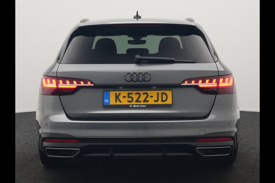Audi A4 Avant 35 TFSI S Line 150pk Dealer O.H. | 2x S Line | Trekhaak Afn. | 19"L.M  | Sportstoelen Verwarmd | Virtual Cockpit | Sfeerverlichting | Matrix LED | Keyless | Apple Carplay | Navigatie | DAB |