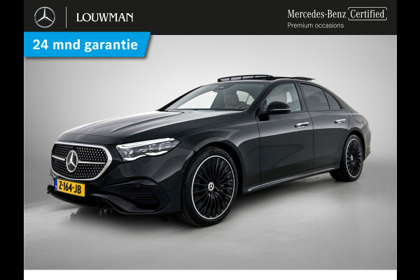 Mercedes-Benz E-Klasse 400 e 4MATIC AMG Line Panoramadak, hyperscreen, head up display, multispaaks Inclusief 24 maanden MB Certified garantie voor Europa.