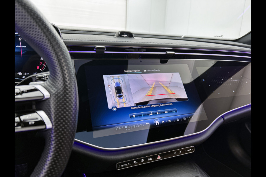 Mercedes-Benz E-Klasse 400 e 4MATIC AMG Line Panoramadak, hyperscreen, head up display, multispaaks Inclusief 24 maanden MB Certified garantie voor Europa.