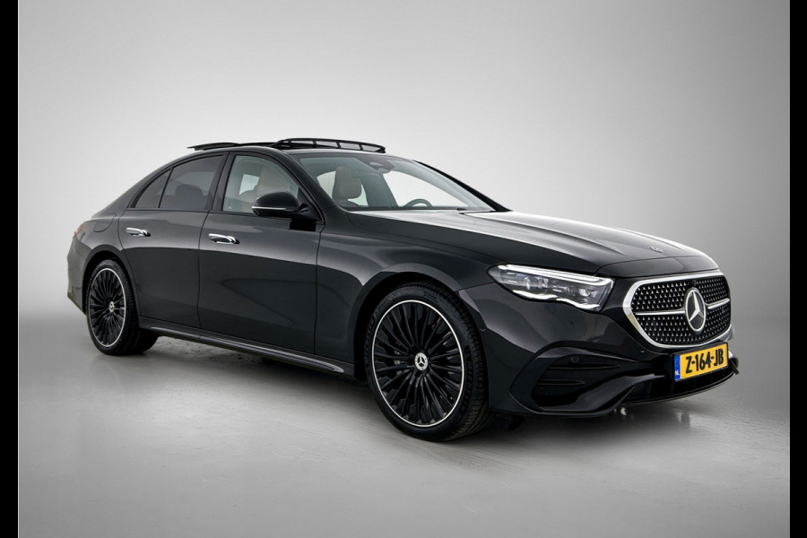 Mercedes-Benz E-Klasse 400 e 4MATIC AMG Line Panoramadak, hyperscreen, head up display, multispaaks Inclusief 24 maanden MB Certified garantie voor Europa.