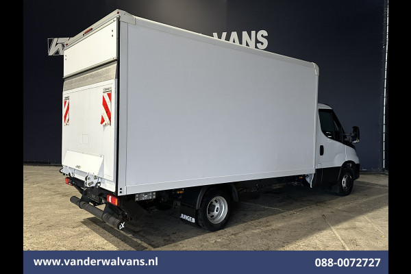 Iveco Daily 35C16H 157pk Dubbel Lucht Bakwagen Laadklep Euro6 Airco | 910kg laadvermogen Bijrijdersbank