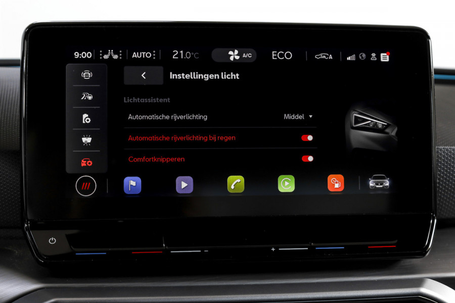 Seat Leon 1.4 TSI eHybrid 204 PK PHEV FR Business Intense - Automaat | S/K-Dak | Dig. Cockpit | Adapt. Cruise | Stoel-+Stuurverw. | PDC | Camera | NAV + App. Connect | ECC | LM 18" |