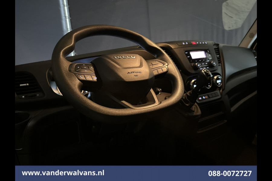 Iveco Daily 35C16H 157pk Dubbel Lucht Bakwagen Laadklep Euro6 Airco | 910kg laadvermogen Bijrijdersbank