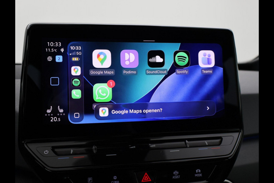 Volkswagen ID.3 PRO 58 KWH + SFEERVERLICHTING | ADAPTIVE CRUISE | STUUR / STOELVERWARMING