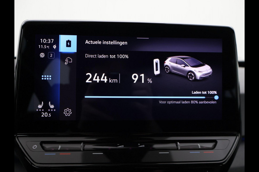 Volkswagen ID.3 PRO 58 KWH + SFEERVERLICHTING | ADAPTIVE CRUISE | STUUR / STOELVERWARMING