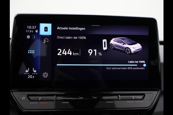 Volkswagen ID.3 PRO 58 KWH + SFEERVERLICHTING | ADAPTIVE CRUISE | STUUR / STOELVERWARMING
