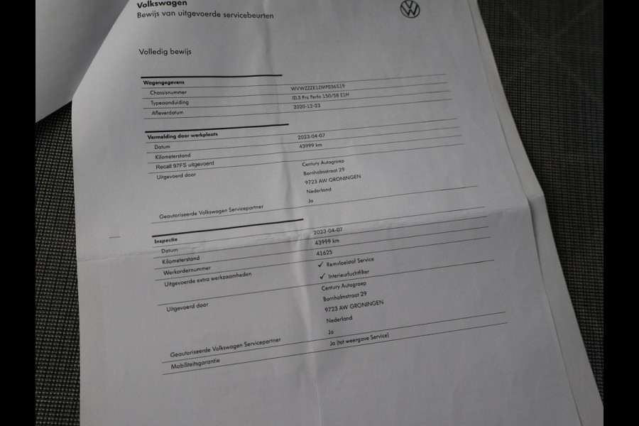 Volkswagen ID.3 PRO 58 KWH + SFEERVERLICHTING | ADAPTIVE CRUISE | STUUR / STOELVERWARMING