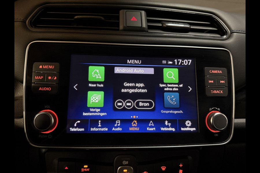 Nissan Leaf N-Connecta 40 kWh | Adaptive cruise | Carplay | 360 camera | Stoel/stuur/achterbankverwarming