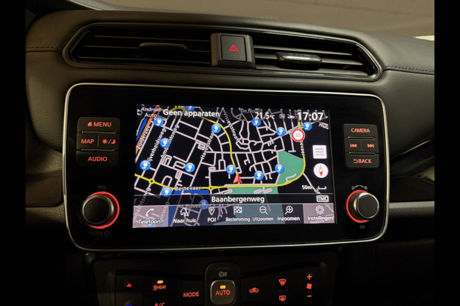 Nissan Leaf N-Connecta 40 kWh | Adaptive cruise | Carplay | 360 camera | Stoel/stuur/achterbankverwarming