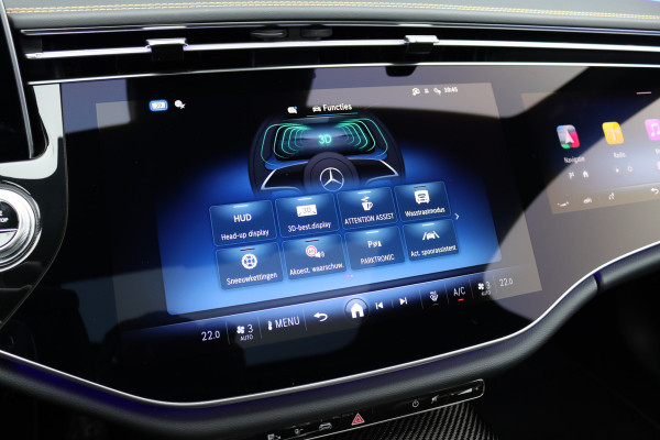 Mercedes-Benz E-Klasse AMG 53 4MATIC+ Edition 1 | Hyperscreen | Achterasbesturing | AMG-performance Stoelen | Carbon | Distronic+ | Multicontourstoelen | Stoelventilatie | Zonnerollo's | HUD | 3D-Display |