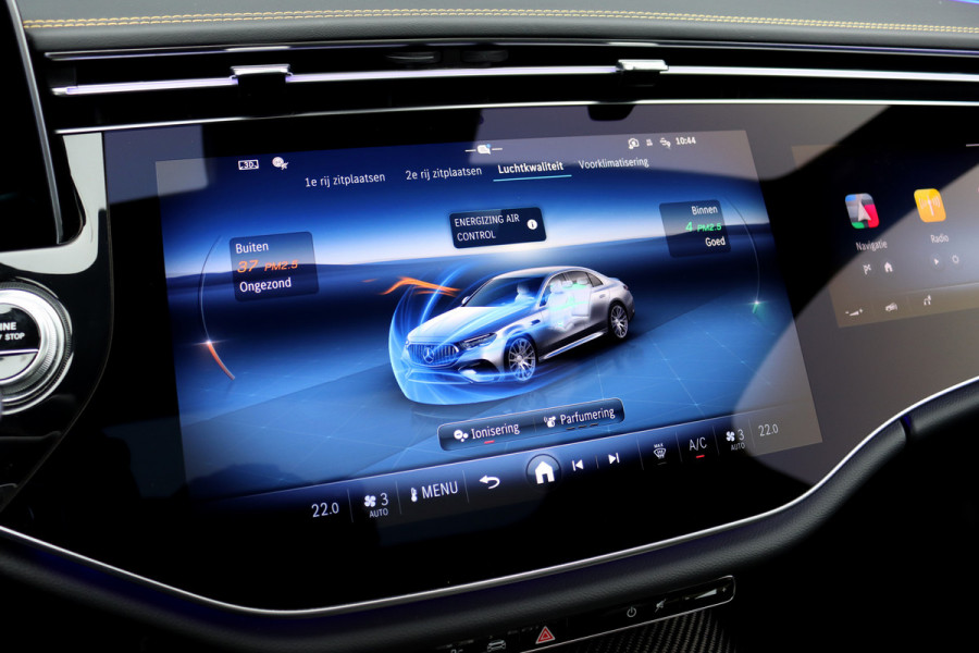 Mercedes-Benz E-Klasse AMG 53 4MATIC+ Edition 1 | Hyperscreen | Achterasbesturing | AMG-performance Stoelen | Carbon | Distronic+ | Multicontourstoelen | Stoelventilatie | Zonnerollo's | HUD | 3D-Display |