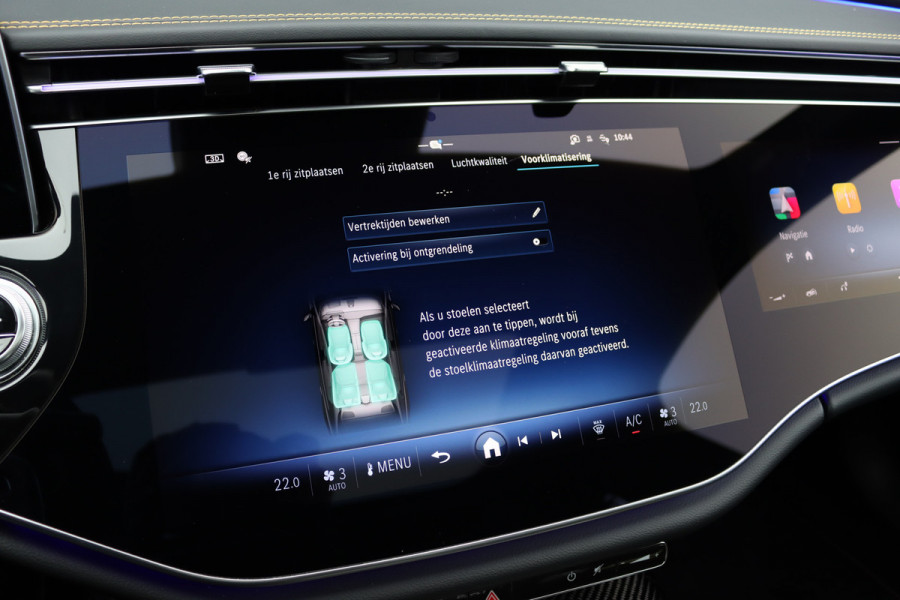 Mercedes-Benz E-Klasse AMG 53 4MATIC+ Edition 1 | Hyperscreen | Achterasbesturing | AMG-performance Stoelen | Carbon | Distronic+ | Multicontourstoelen | Stoelventilatie | Zonnerollo's | HUD | 3D-Display |