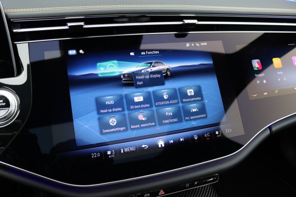 Mercedes-Benz E-Klasse AMG 53 4MATIC+ Edition 1 | Hyperscreen | Achterasbesturing | AMG-performance Stoelen | Carbon | Distronic+ | Multicontourstoelen | Stoelventilatie | Zonnerollo's | HUD | 3D-Display |