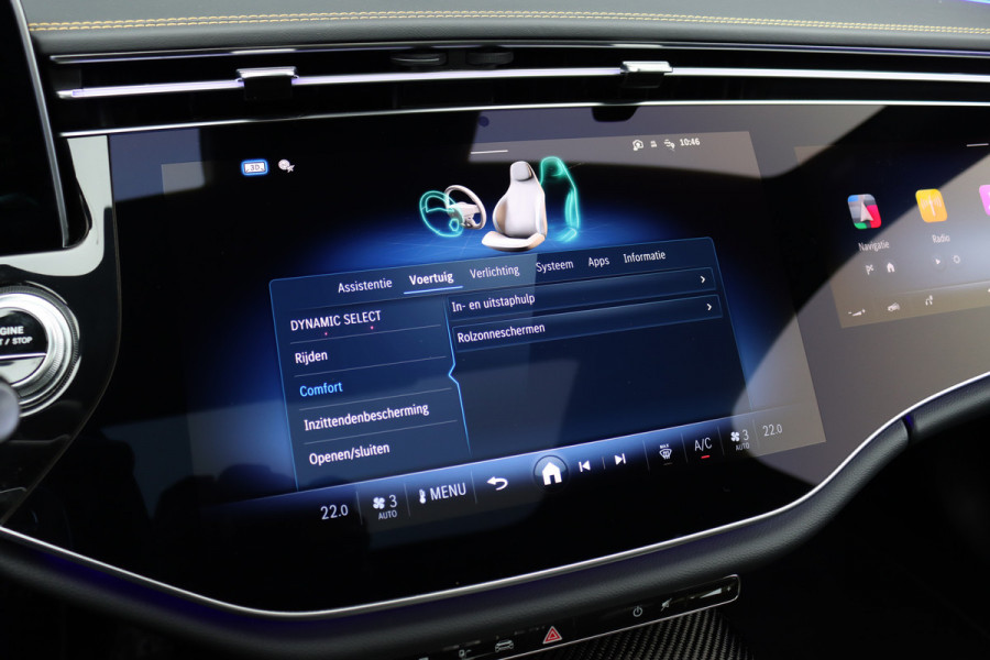 Mercedes-Benz E-Klasse AMG 53 4MATIC+ Edition 1 | Hyperscreen | Achterasbesturing | AMG-performance Stoelen | Carbon | Distronic+ | Multicontourstoelen | Stoelventilatie | Zonnerollo's | HUD | 3D-Display |