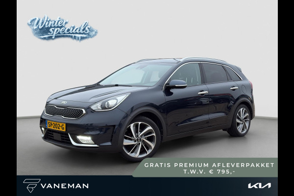 Kia Niro 1.6 GDi Hybrid ExecutiveLine Automaat | Stoelverwarming & Koeling | Navi | Cruise | Camera | Elektrische Stoelen | Trekhaak | Sensoren |