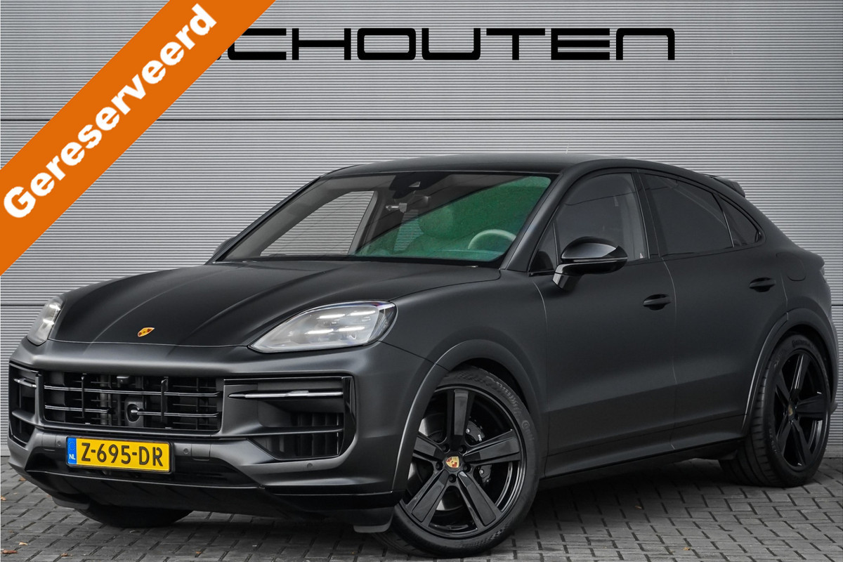 Porsche Cayenne Coupé 3.0 E-Hybrid Sport Design Burmester Inno-Drive Trekhaak 22" 1e Eig BTW