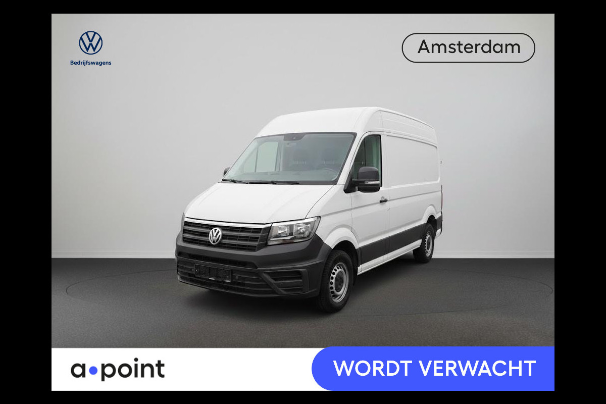 Volkswagen Crafter 35 2.0 TDI L3H2 140 PK | Navigatie via app | Bijrijdersbank | Airco | Side Assist | Inklapbare spiegels | Parkeersensoren voor en achter |