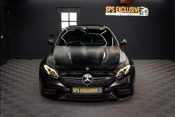 Mercedes-Benz E-Klasse AMG 63 S 4MATIC Premium Plus / Keramisch / Downpipes / Burmester / PPF / Pano / Luchtv. / Alarm / stoelverw/koeling / Mat wrap /  Vol optie