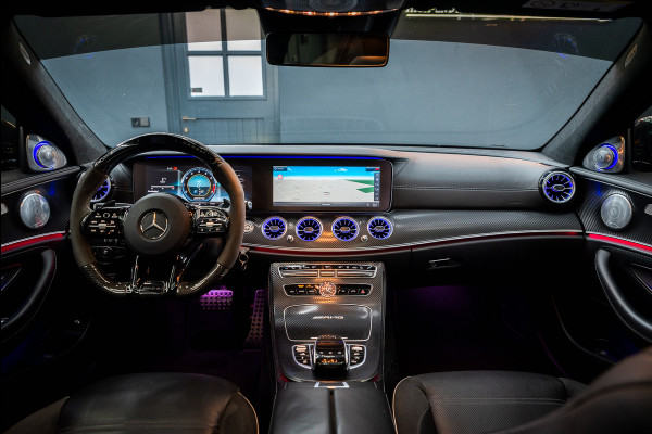 Mercedes-Benz E-Klasse AMG 63 S 4MATIC Premium Plus / Keramisch / Downpipes / Burmester / PPF / Pano / Luchtv. / Alarm / stoelverw/koeling / Mat wrap /  Vol optie